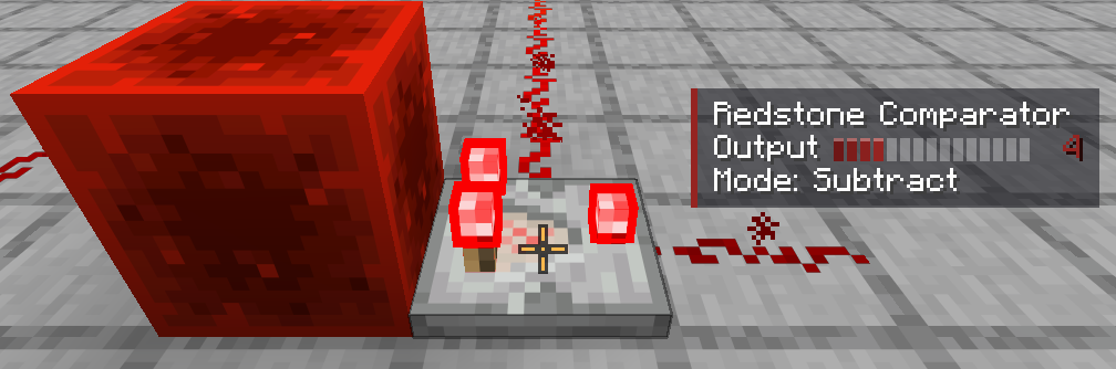 Signal Strength HUD next to a comparator