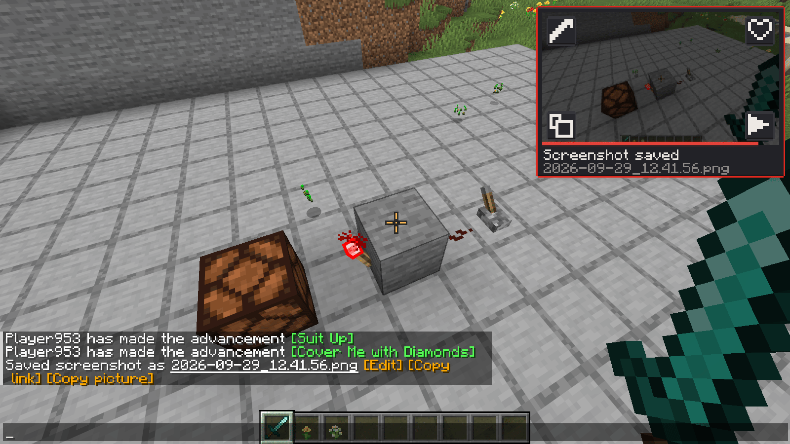 Screenshot preview with its four buttons